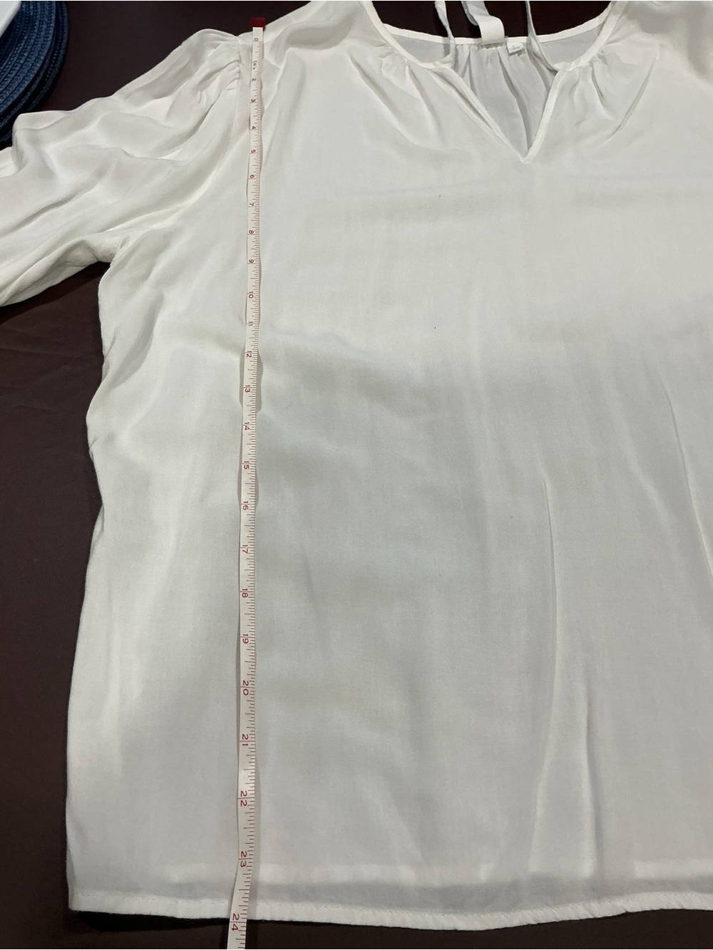Grand & Greene White Blouse with Lace Detail - Picture 9 of 9